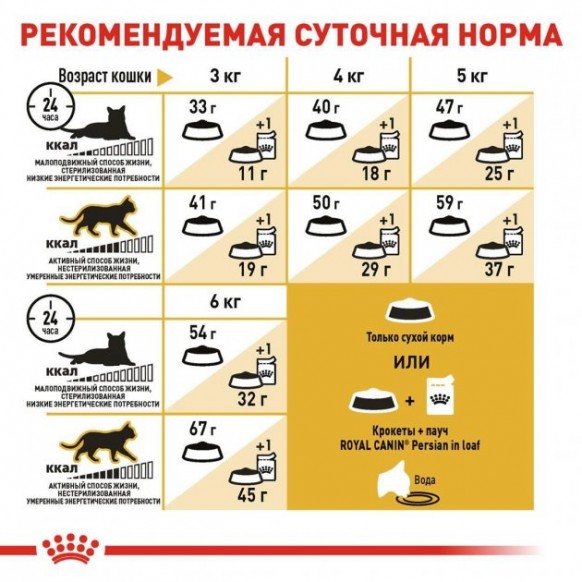 Сухой корм Royal Canin PERSIAN ADULT для взрослых кошек Персидской породы 400 г