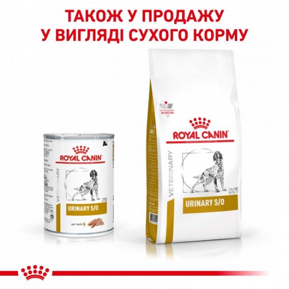 Влажный корм для взрослых собак Royal Canin Urinary Dog Cans 410 г