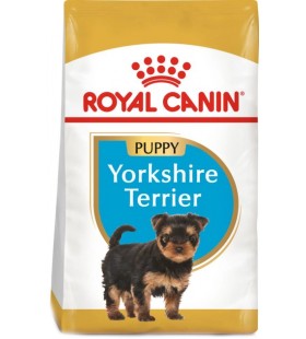 Сухой полнорационный корм для щенков Royal Canin Yorkshire Terrier Puppy породы йоркширский терьер возрасте от 2 до 10 месяцев 500 г