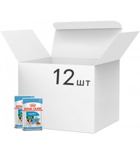 Упаковка влажного корма для собак Royal Canin Puppy Mini Chn Wet 12 шт х по 85 г