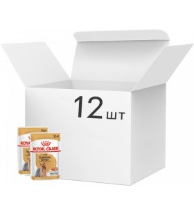 Упаковка влажного корма для собак Royal Canin Chn Wet Yorkshire Adult 12 шт х по 85 г