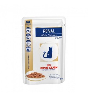 Пауки Royal Canin RENAL FELINE CHICKEN Pouches Консервированный корм для котят при отсутствии дефицита 0,085 кг