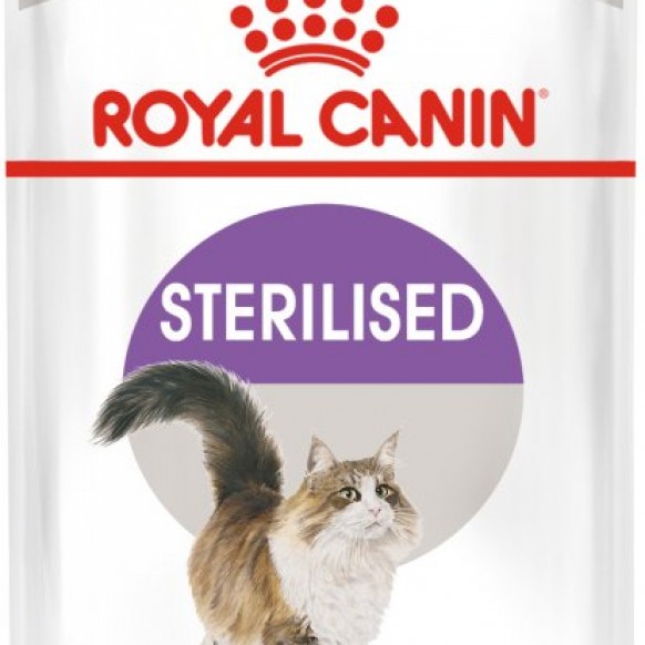 Упаковка влажного корма для взрослых стерилизованных кошек Royal Canin Sterilized Loaf 12 шт по 85 г